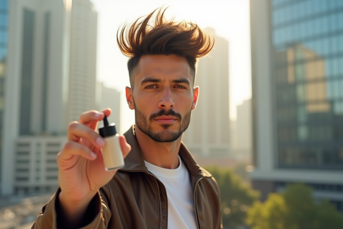 poudre cheveux